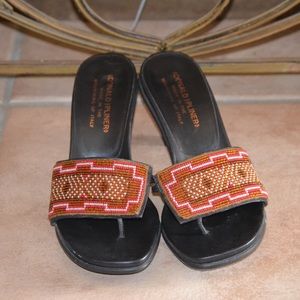 Donald J. Pliner Hand Beaded Slide